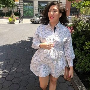 Polka Dot Babydoll Dress